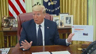 Trump signs an executive order related to social media after twitter
tacked a fact-check onto one of