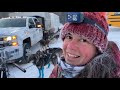 38f in alaska 2022 copper basin 300 sled dog race  day 1