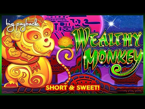 RETRIGGER BONUS! Wealthy Monkey Slot - SHORT & SWEET!