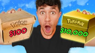 $100 vs $10,000 Pokémon Box!