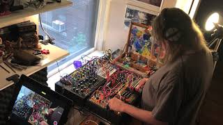 Modular Synth & Acoustic Laptop Noise Box Pre-Fixe Sessions Studio Improv by Bill T Miller