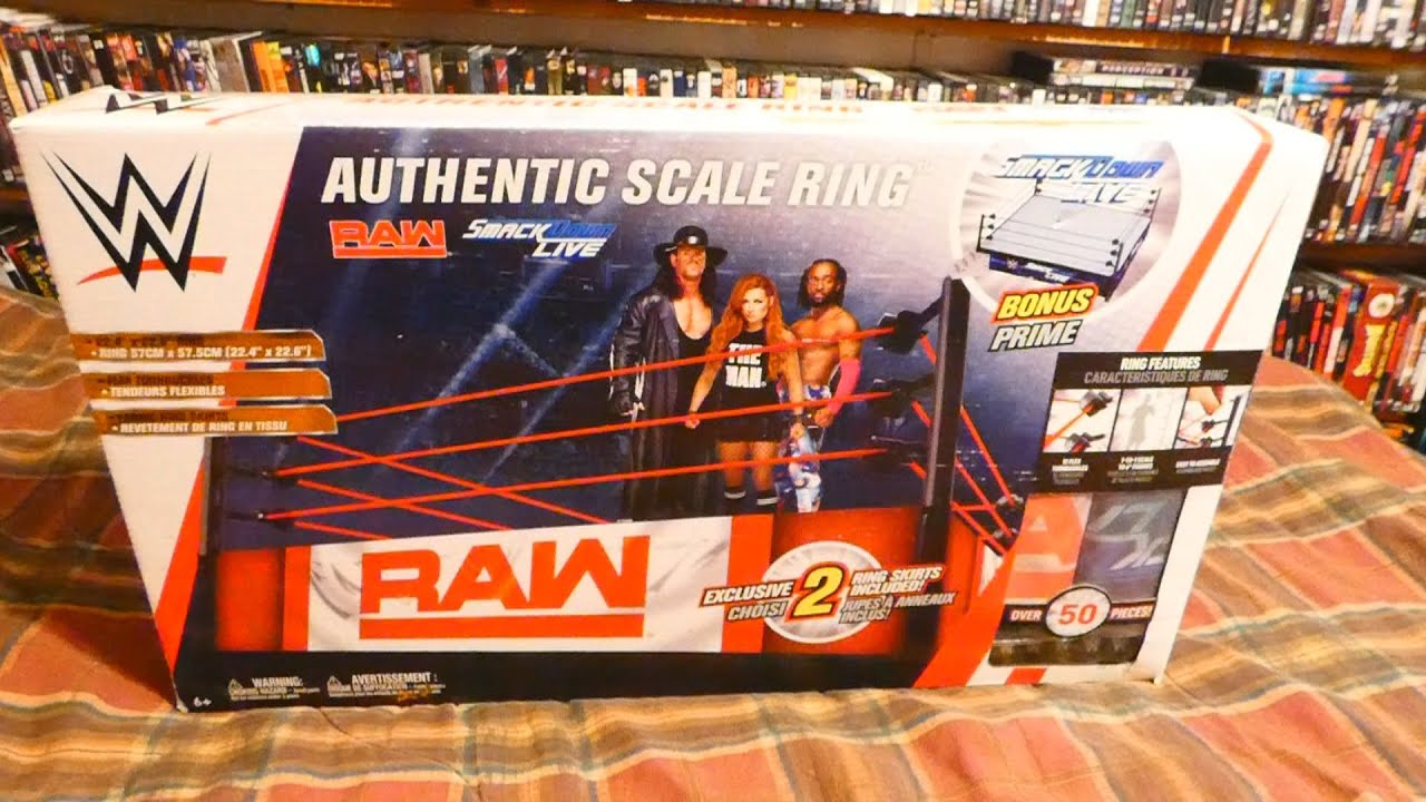 wwe authentic scale ring by wicked cool toys