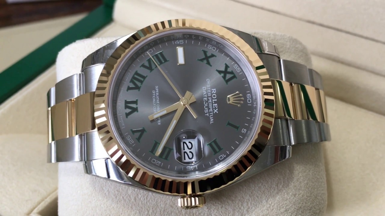 rolex green numerals