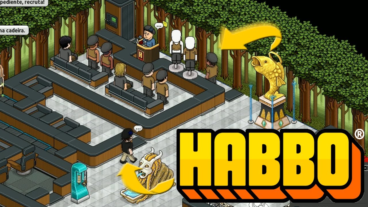 INVADI A POLICIA GTS E CORRI PRA SALA DE PORTAIS!!! ➤ HABBO HOTEL [BR/PT] 2019