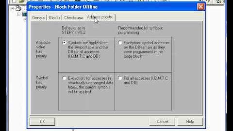 Siemens Symbolic Address Priority