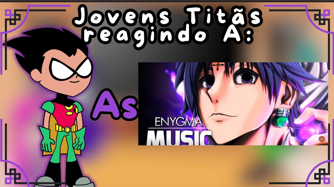 Gacha React: jovens Titãs reagindo ao rap do Chrollo Lucilfer (As) @Enygma