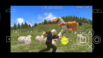 Lee Chaolan Blazing Kick Combo Tekken 6 PPSSPP Android In Practice Mode