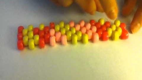 Candy Piece Peyote Stitch Tutorial 1