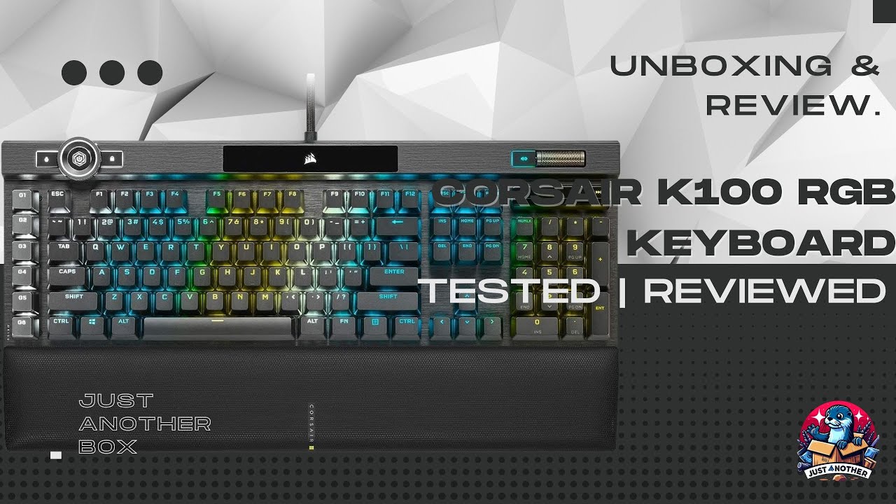 Corsair K100 RGB Optical Mechanical Gaming Keyboard   OPX Switches, AXON Hyper Processing