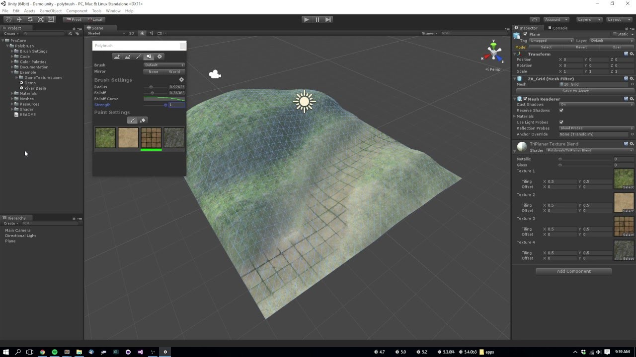 Polybrush Texture Blend Shader Tutorial - YouTube
