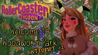 Woodworm Park Gameplay - ROLLERCOASTER TYCOON 1999