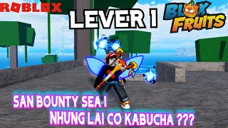 ROBLOX - UNIQUE SEA 1 BUT MANAGED TO GRIND KABUCHA AND THE HUNTING PATH OF MIN - BLOX FRUIT