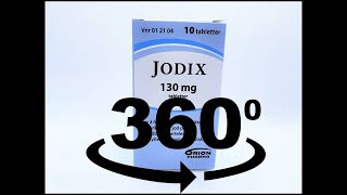 Jodix 130 mg 10 tabletter 360 degree video