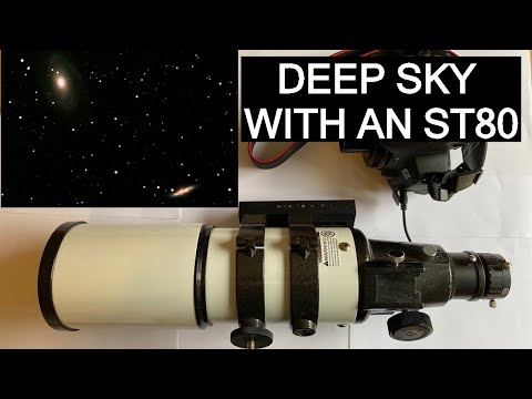 Astrophotography with a Short Tube 80 ST80 Achromatic Telescope