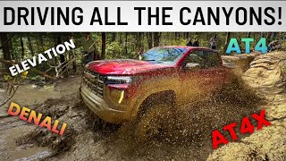 first drive impressions of the entire 2023 gmc canyon lineup!