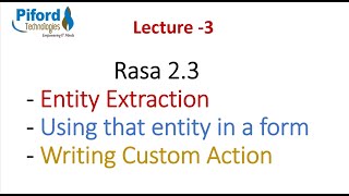 Rasa 2.0 ENTITY EXTRACTION | Step By Step