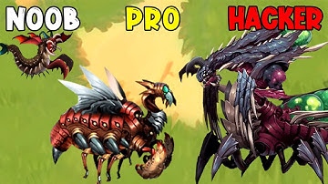 NOOB vs PRO vs HACKER - Insect Evolution Full Gameplay (Part 220)