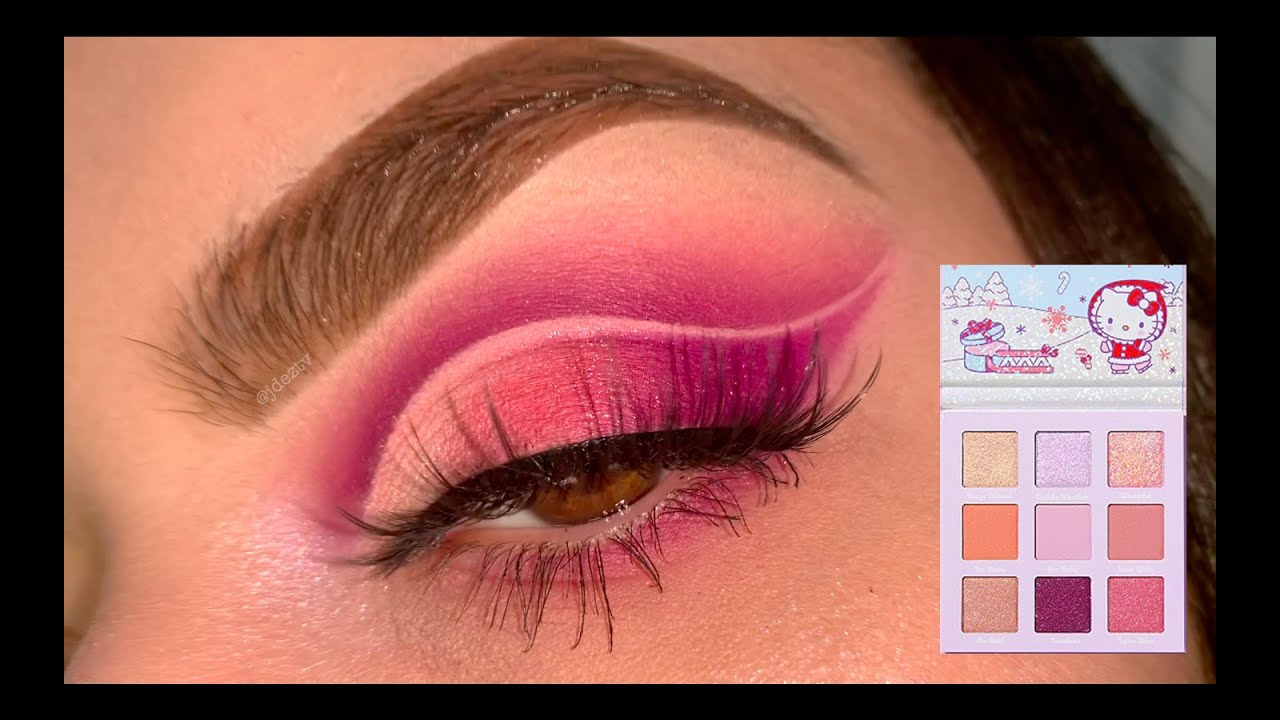 Hello Kitty Snow Much Fun | Colourpop Cosmetics | Eyeshadow Tutorial