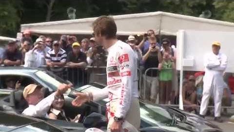 Lewis Hamilton and Jenson Button drive McLaren MP4-12C