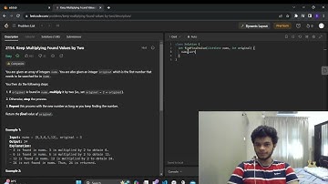 2154 Keep Multiplying Found Values by Two  Leetcode