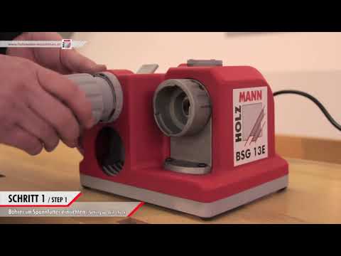 Holzmann BSG13E Bohrerschärfgerät / electric drill bit sharpener 3-13mm -  YouTube