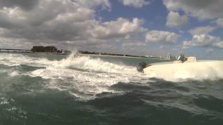 40 Ft Prowler in 20 kts winds.