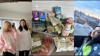 WEEK IN MY LIFE in the CITY | birthday prep, grocery haul, book updates + sunrise wake up