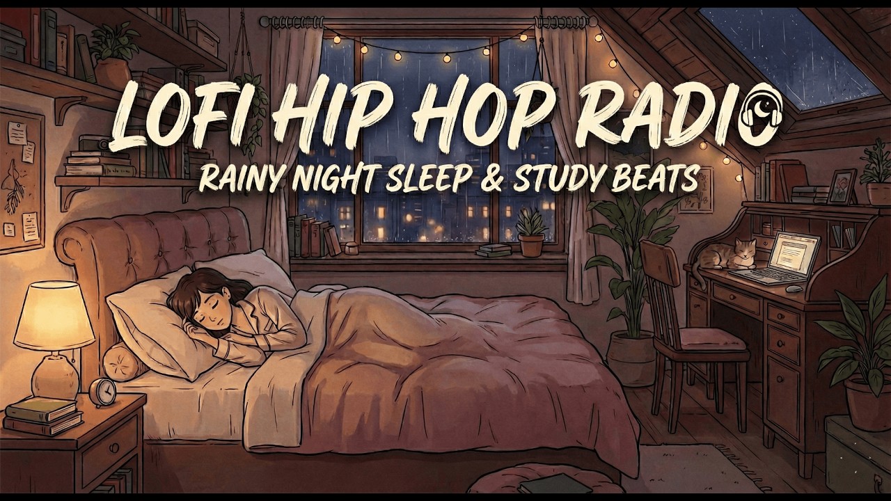Fall Asleep in 3 Minutes 💤 2 Hour Deep Sleep Music (Rain + Lofi) #3