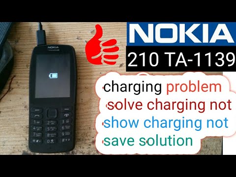 Nokia 210 TA-1139 Charging solution charging not show Nokia 210 charging no save Nokia 210 solution