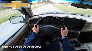 2005 Chevrolet Suburban 1500 5.3 V8 4WD (299 HP) POV Test Drive