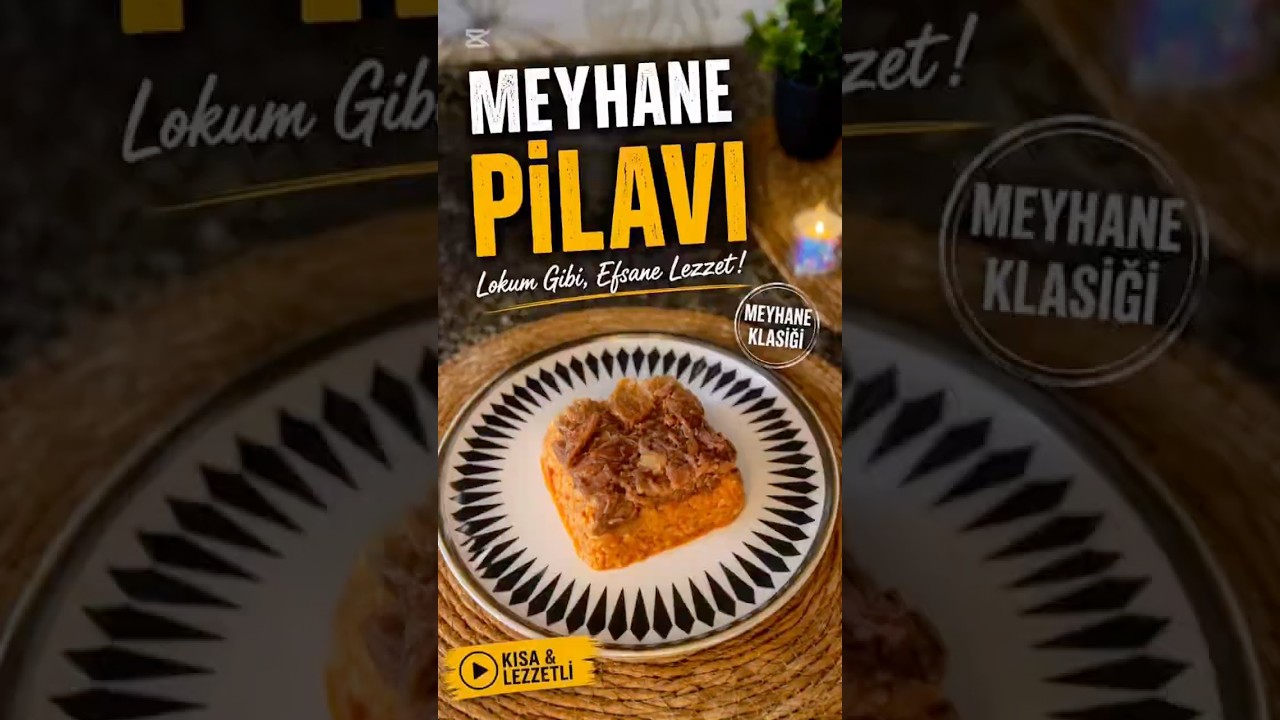 🥘 Meyhane Pilavının Tam Kıvamında Tarifi  #MeyhanePilavı #PilavTarifi #EtliPilav #YemekTarifi