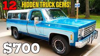 12 Rare Classic Truck Projects – Affordable Builds with Big Potential!