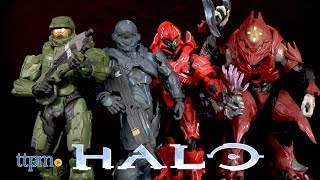 Halo Alpha Crawler Master Elite Zealot, Spartan Locke, Chief & Spartan Helioskrill from Mattel