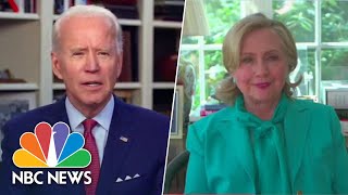 Clinton Endorses Biden: ‘We Need A Real President’ Not Someone 'Who Plays One On TV’ | NBC News NOW
