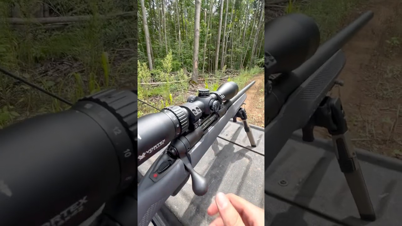 Savage 110 Varmint (22-250) Coyote Machine. 