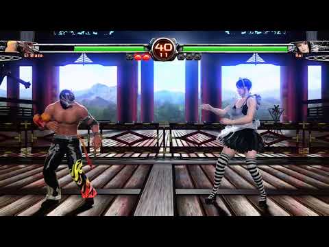 VF5FS match - El Blaze vs. Aoi (Kim)