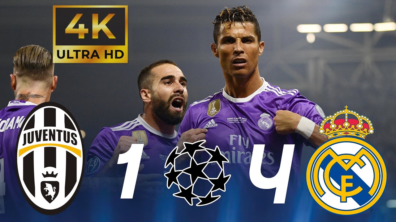 نار نار 🔥 - من الذاكرة ملخص مباراة ريال مدريد 4-1 يوفنتوس - نهائي دوري ابطال اوروبا 2017 4K