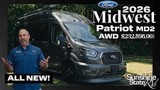 Inside the 2026 Midwest Patriot MD2 AWD Van | Luxury Ford Transit Class B RV w/ BRAND NEW Features!