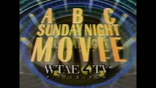WTAE (ABC) ABC Sunday Night Movie Bumper 1991
Credits to @UniArchives
This is WTAEs bumper from 1991
WTAE is located in Pittsburgh, PA
Disclaimer: I do not own anything all rights belongs to respective copyright owners, no copyright infringement is intended. WTAE (ABC) ABC Sunday Night Movie Bumper 1991