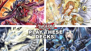THE BIGGEST YUGIOH META TIER LIST - PLAY THESE DECKS TO WIN