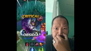 critical obsidia vs trinity obsidia #mlbb #mobilelegends #shorts
