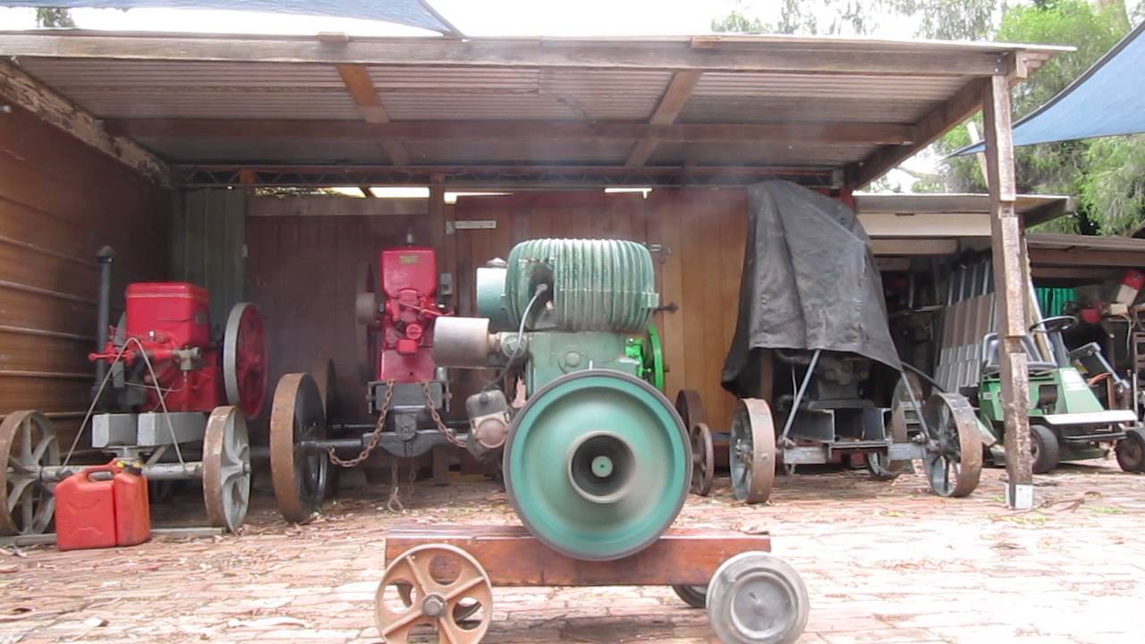 Wolseley WD9 hopper-cooled stationary engine