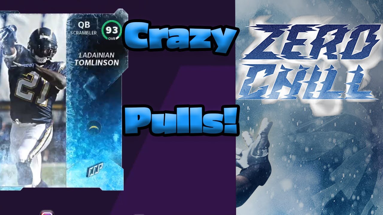 MADDEN ULTIMATE TEAM 21 ZERO CHILL FIRE PULLS....PULLED 2 93 OVERALL CARDS - OUT OF POSITION MUT 21
