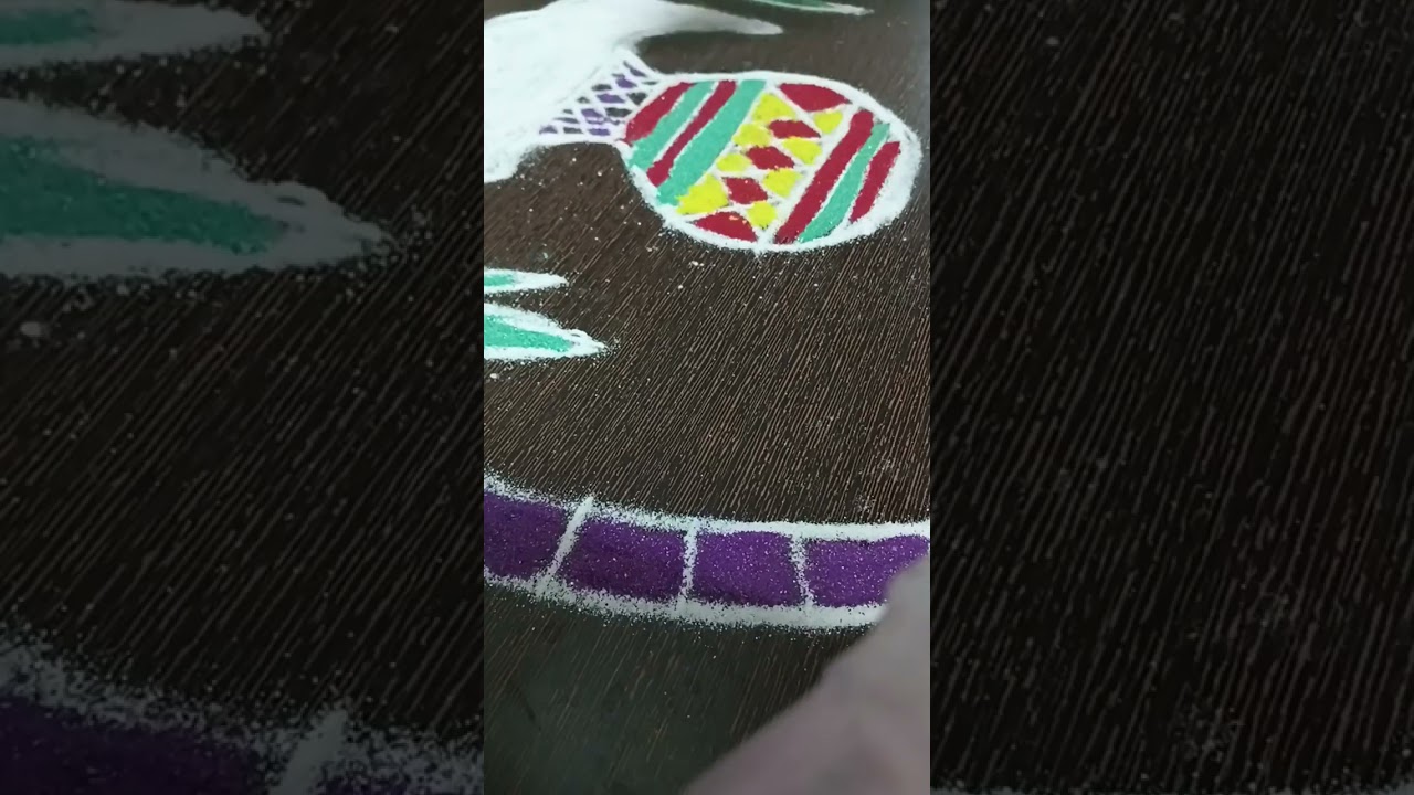Sankranti muggu @Pongal kolam@easy kolam 