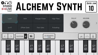 How to use the Alchemy Synth in GarageBand iOS (iPhone/iPad)