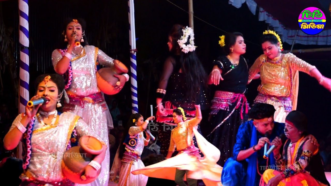 জলের ঘাটে বাঁশি বাজে লো কমলা আমরা ঘাটে যাই / জেরিন ও মঞ্জু অভিনীত বেহুলা গান / Chithi Media