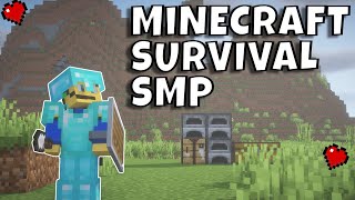 Playing Minecraft Survival Public SMP with FRIENDS!!😲 || Join now ! 👻🔥