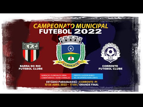 FINAL DO CAMPEONATO MUNICIPAL DE FUTEBOL 2022 (CORRENTE-PI)