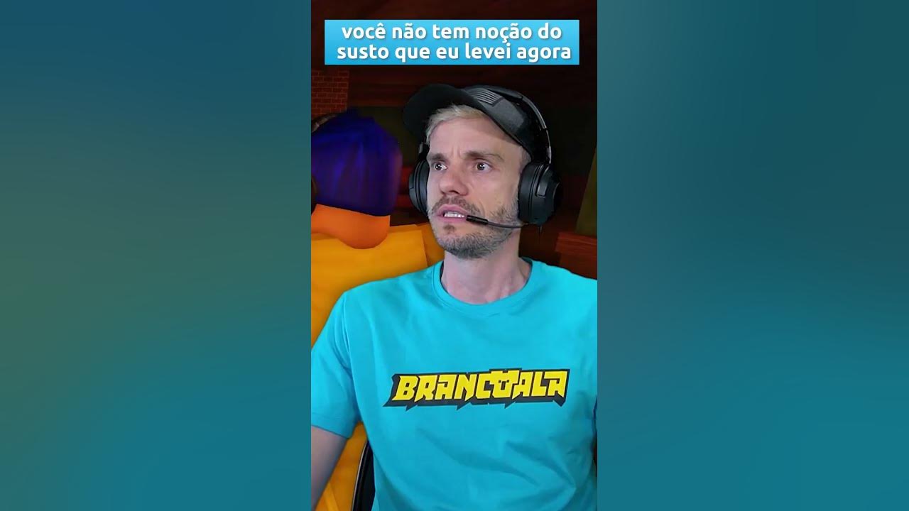 BRANCOALA SE ASSUSTA NO ROBLOX - BrancoalaGames #Shorts 