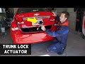 CHEVROLET CRUZE TRUNK LOCK ACTUATOR REPLACEMENT REMOVAL. TRUNK DOES NOT OPEN Chevy Cruze